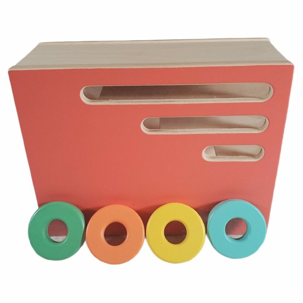 Lovevery Count & Slide Ring Chute from The Realist Kit (Months 19-21)